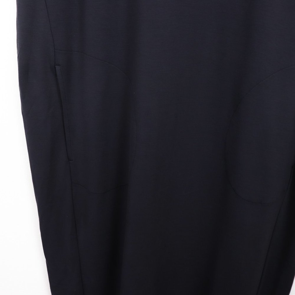 J. Jill Wearever Double-Face Jersey Dolman-Sleeve Dress Licorice Dark Grey XL - Picture 5 of 9